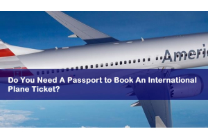Do you need a passport in order to book an international flight ticket image
